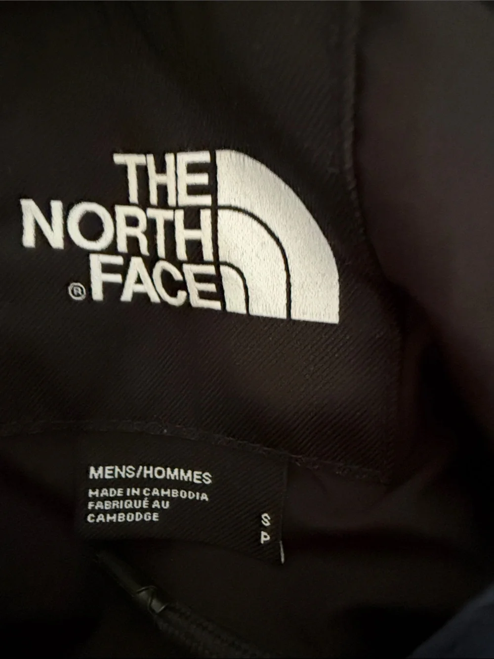 The North Face Men’s Navy and Black Puffer Hooded Jacket
